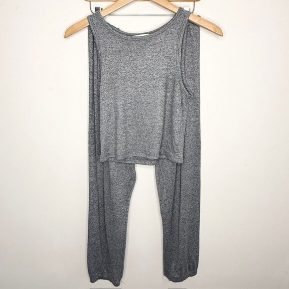 Z Supply Other - 🤍 Z SUPPLY Gray Heather Tank & Jogger Sweatpants Matching Set – Size Small